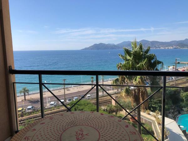 Cannes apartment with sea view, aircondition and parking, Rezervasyon Daire Cannes 