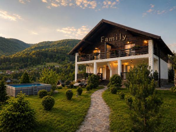 Chalet "Family", Rezervasyon Şale Carpathians - Ukraine kır evleri, Küçük Ev