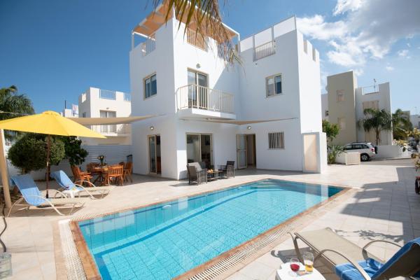 Villa Pomelo, Rezervasyon Villa Protaras Famagusta, Trinity Beach yakınında