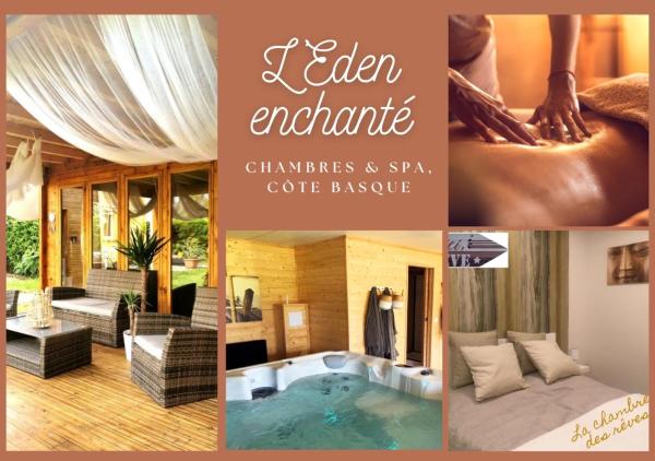 "L Eden enchanté" Chambres d'hôtes et SPA privatif massages Bulle d Eden boucau Côte Basque, Rezervasyon Aile Yanı Konaklama Boucau Akitanya