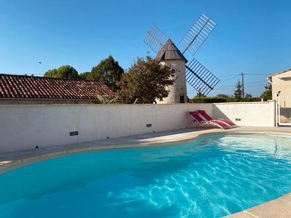 Les Curies - ludogîte, gîte et moulin avec piscine, Rezervasyon Tatil Evi Aujols Languedoc-Roussillon