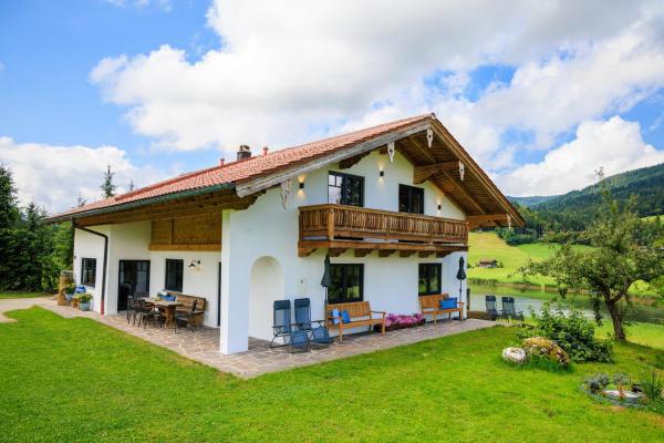 Ferienhaus Froschsee inkl. Chiemgaukarte, Rezervasyon Tatil Evi Ruhpolding Kır Evleri / Kır Evleri, Küçük Ev