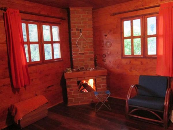 Termales Cabaña en Santa Rosa de Cabal, Rezervasyon Şale Risaralda kır evleri, Küçük Ev