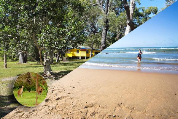 Yellow Cottage - bush and beach, Rezervasyon Tatil Evi  