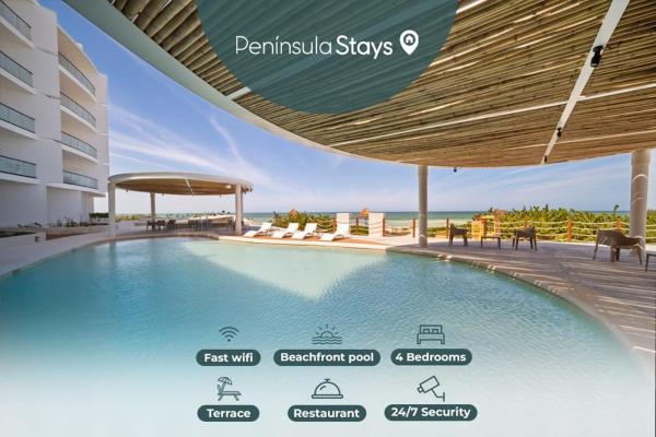 SIELA Oceanfront Luxury 4 BR Villa, Rezervasyon  San Bruno 