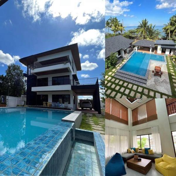 3 Storey Beachfront Villa with Pool by JCV, Rezervasyon  Nasugbu 