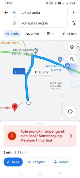 Homestay bedah, Rezervasyon  Batu Karang Kelantan