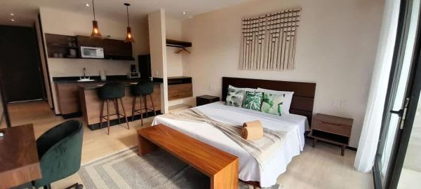 Master King Suite with Common Rooftop Pool Gym Wfi, Rezervasyon  Tulum Quintana Roo