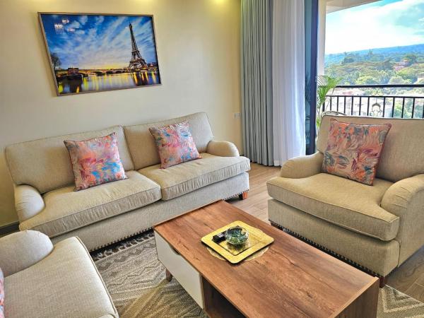 stunning two bedroom apartment with heated swimming pool fully equipped gym ample parking space and a relaxing rooftop with breathtaking views, Rezervasyon Daire Nairobi Nairobi