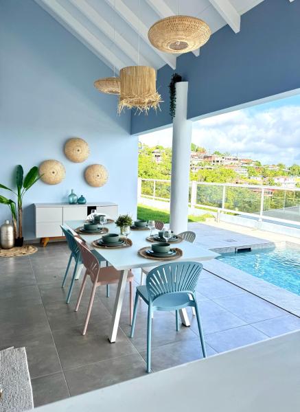 Villa Téloam- Charmante villa avec piscine et vue mer, Rezervasyon  Schoelcher Fort-de-France