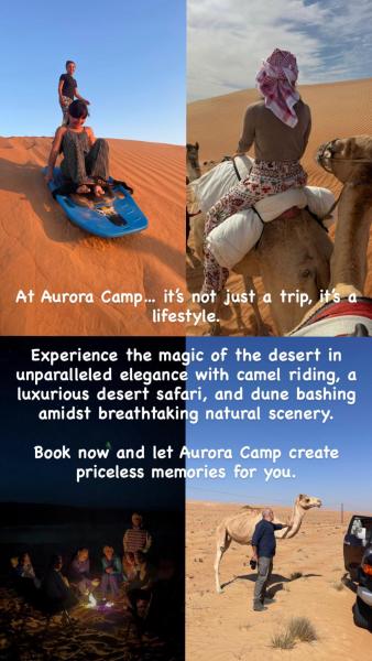 Aurora desert camp, Rezervasyon  Bidiyah Al Sharqiyah