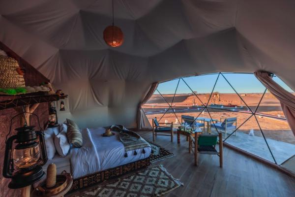 Merzouga Desert Dome camp Erg Chebbi, Rezervasyon  Merzouga 