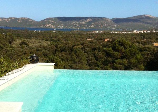 Villa 8 pers vue180 golfe de Porto Vecchio, Rezervasyon  Korsika Havuzlu Oteller, Yüzme Havuzu