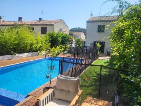 Villa avec piscine proche de la mer, Rezervasyon  Lattes Hérault