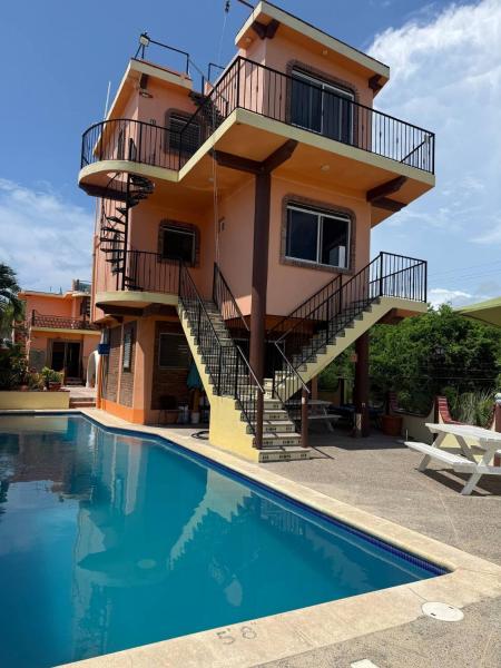 Casitas Las Palmas - Coral Azul, Rezervasyon  Nayarit Otoparklı Oteller, Otopark