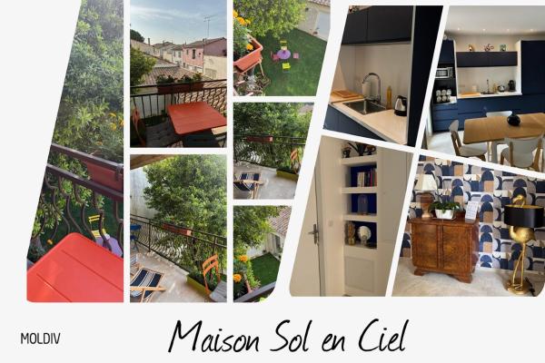 Maison sol en ciel Petit Dejeuner et Parking inclus, Rezervasyon  Aigues-Mortes Camargue