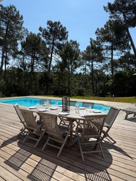 Villa avec piscine 8p autour du golf, Rezervasyon  Akitanya havuzlu oteller, Yüzme Havuzu