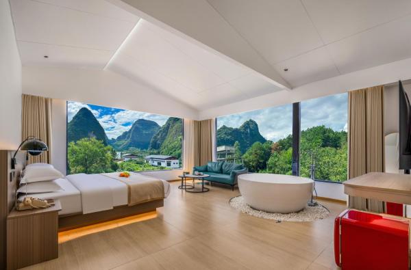 Yangshuo Pony Family Hotel - Tonglu, Rezervasyon  Guangxi otoparklı oteller, Otopark