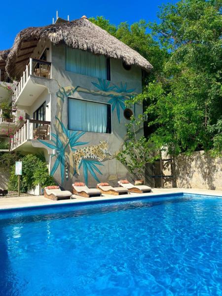 Sicaru Mazunte, Rezervasyon  Mazunte Oaxaca, Mermejita Beach yakınındaki