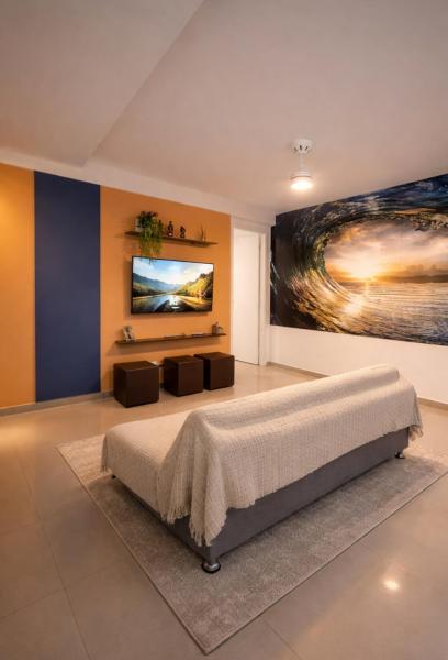 Apartamento com varanda, acomoda 6, vaga, Wi-Fi, 1 minuto da Praia a pé, Rezervasyon  Rio de Janeiro Eyaleti Rio de Janeiro